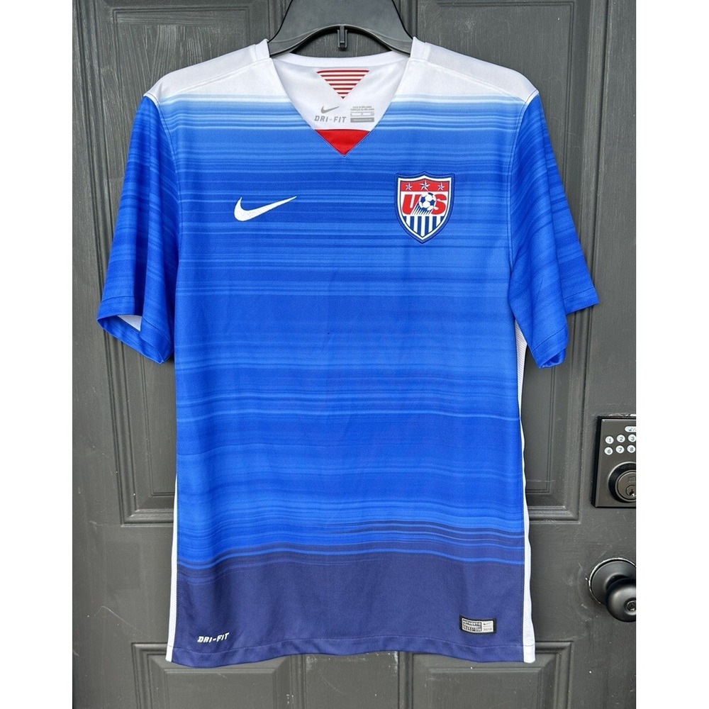 Nike USMNT Soccer Jersey Mens Small 2015 Football Kit United‎ States 640855-480